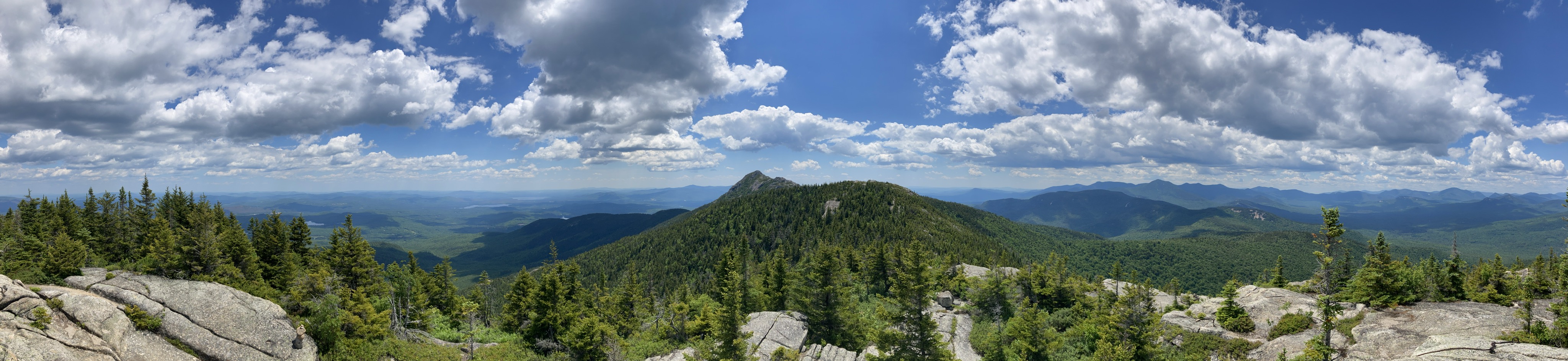 View from Middle Sister Summit on Mount Chocorua, White Mountain National Forest, NH